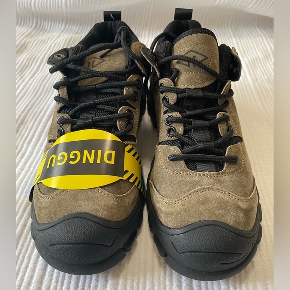 NWT Dinggu steel toe safety shoes men size 7 - Picture 2 of 11